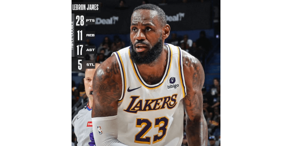 James stabilisce un altro record nella partita finale