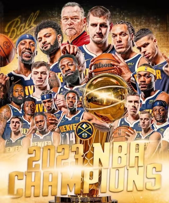 Congratulazioni ai Nuggets! Congratulazioni Jokic! Calore la prossima stagione dai!