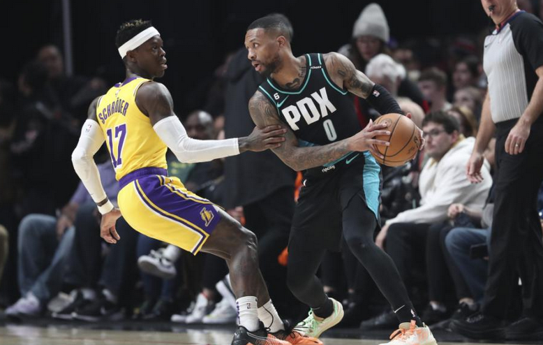 I blazer battono facilmente i Lakers